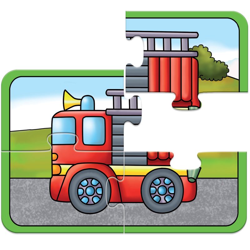 Rompecabezas Preescolar Transportes