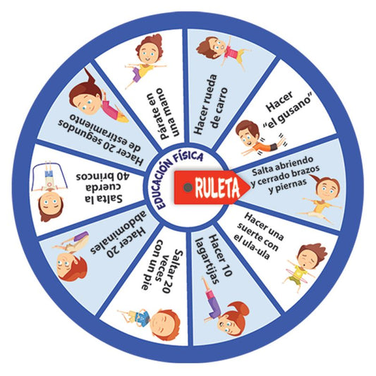 Ruleta Educación Física