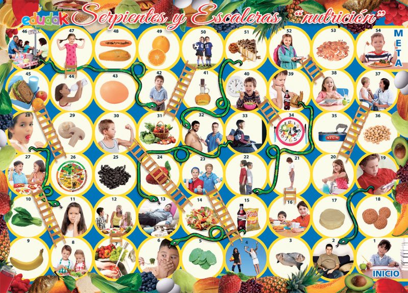 Serpientes y Escaleras “Nutrición”