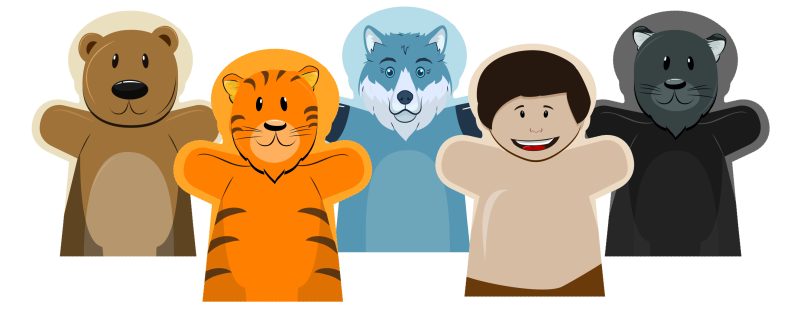 Títeres De Mano Cuento El Libro De La Selva