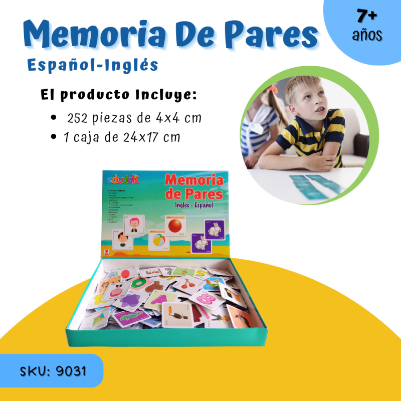 Memoria de Pares (Español-Inglés)