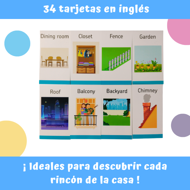 Flash Cards Partes de la Casa