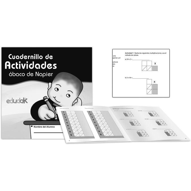 Cuaderno de trabajo Ábaco de Napier