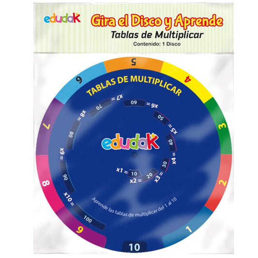 Gira el Disco y Aprende Tablas de Multiplicar