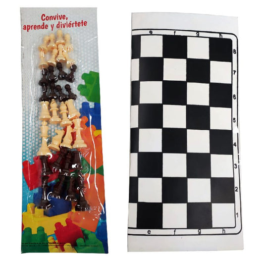 Ajedrez Con Tablero De Tela