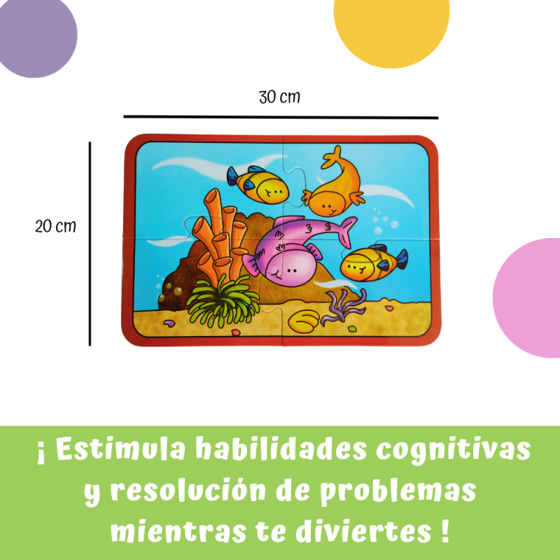 Rompecabezas Preescolar Mascotas