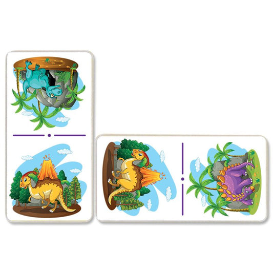 Dominó Jumbo Ilustrado Dinosaurios