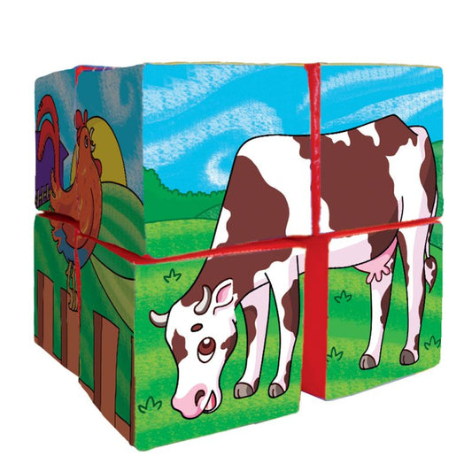 Cubo Rompefiguras Granja