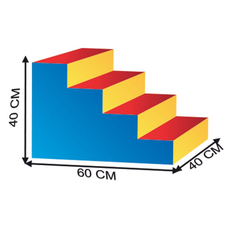 Escalera 60x40x40 cm