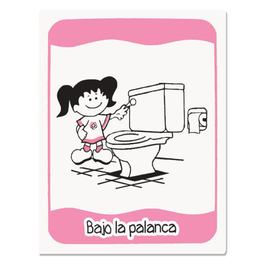 Señal Baja la Palanca Niña