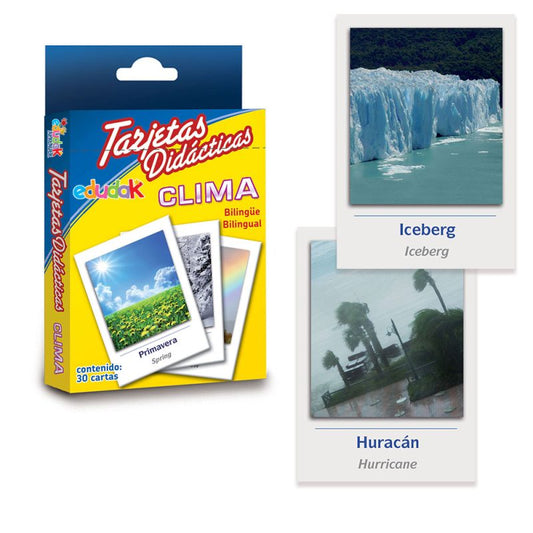Tarjetas Didácticas Clima