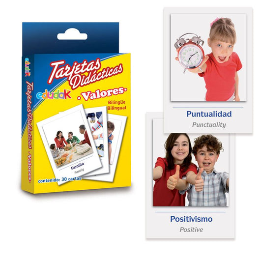 Tarjetas Didácticas Valores