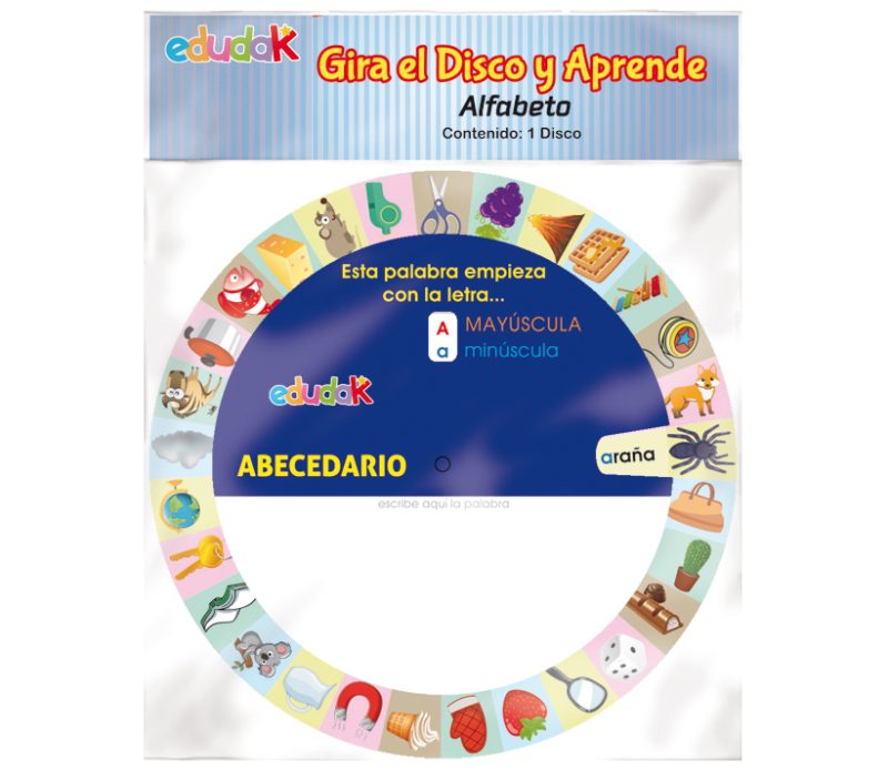 Gira El Disco y Aprende Abecedario