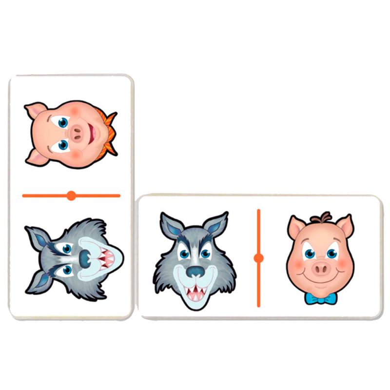 Dominó Jumbo Cuentos Los 3 Cochinitos