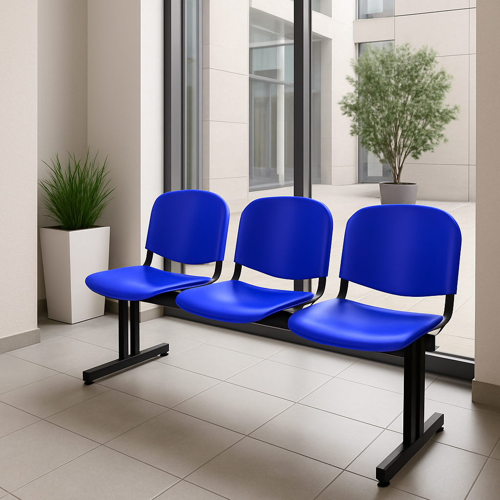 BANCA TANDEM 3 PLAZAS ISO POLIPROPILENO