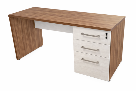 ESCRITORIO SECRETARIAL  3 CAJONES MELAMINA 120X75X75