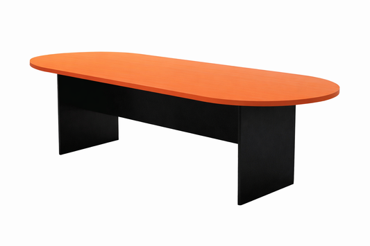 MESA DE JUNTAS OVAL MELAMINA