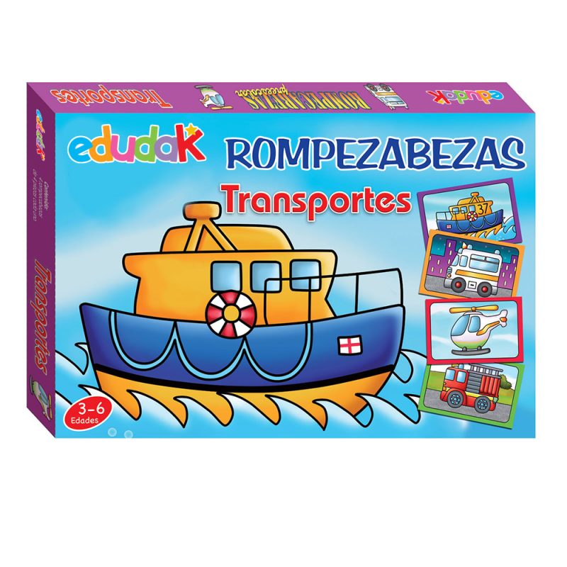 Rompecabezas Preescolar Transportes
