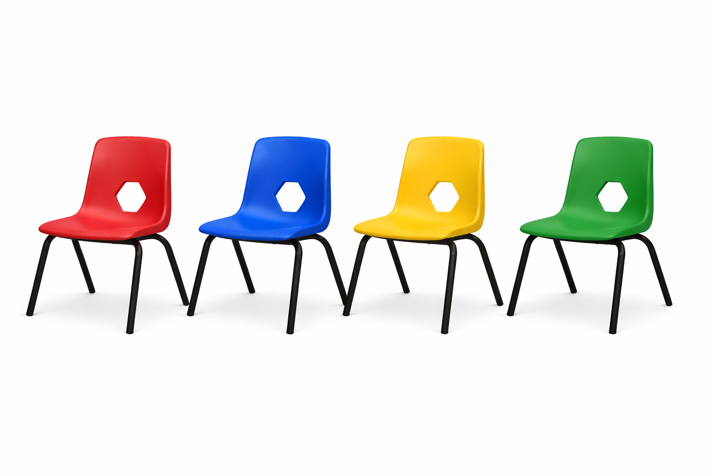 SILLA APILABLE DE PLASTICO CONCHA