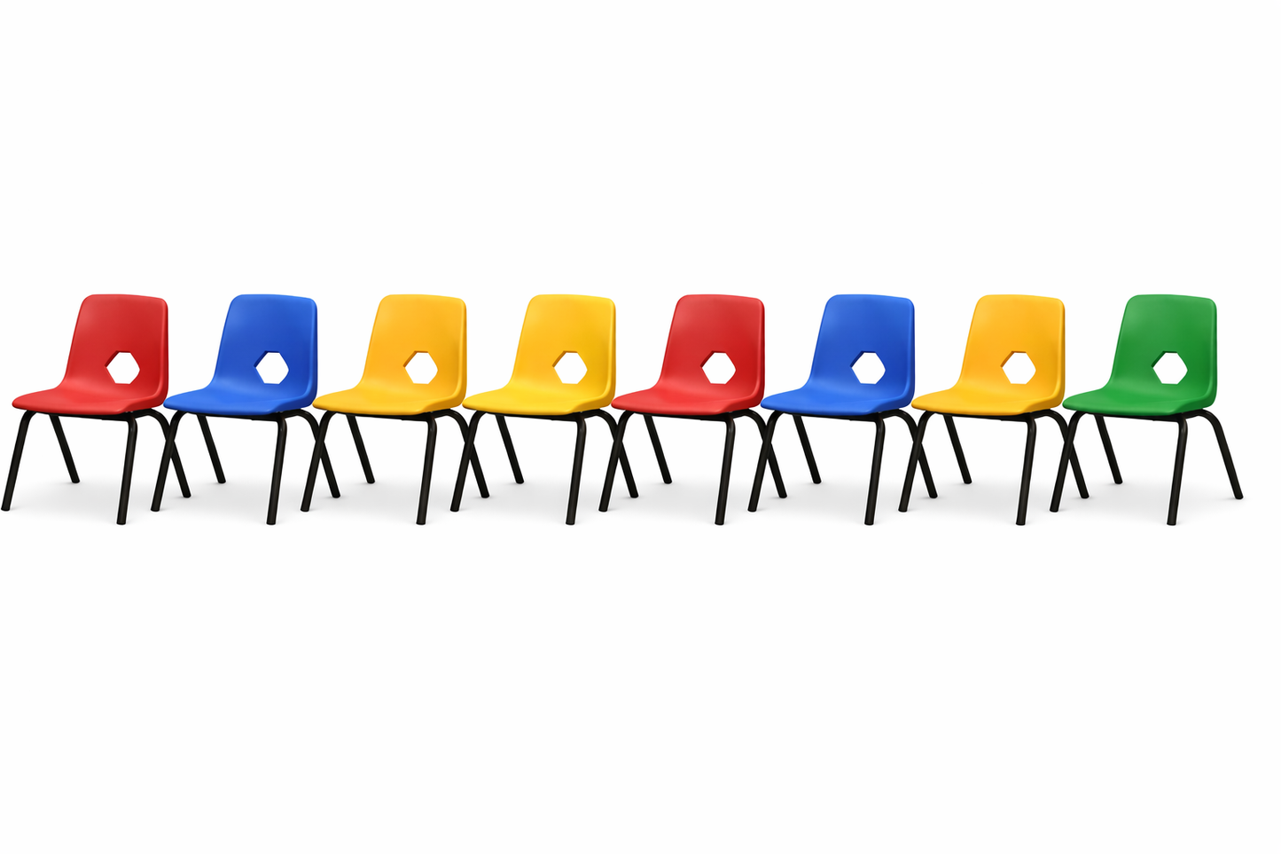 SILLA APILABLE DE PLASTICO CONCHA