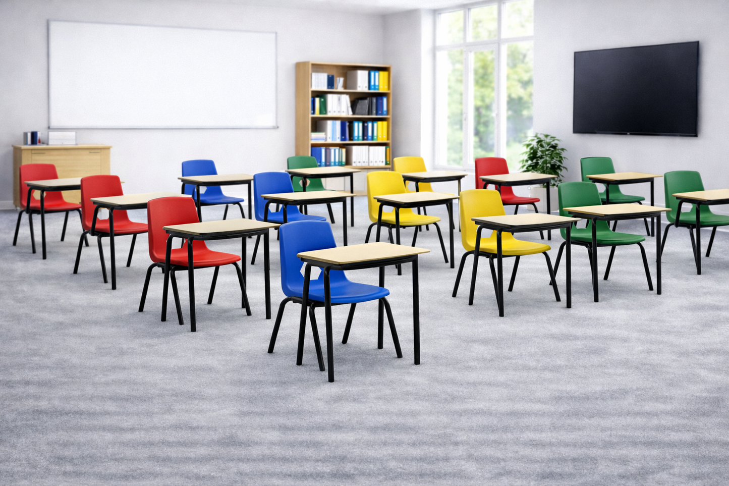 SILLA APILABLE DE PLASTICO CONCHA