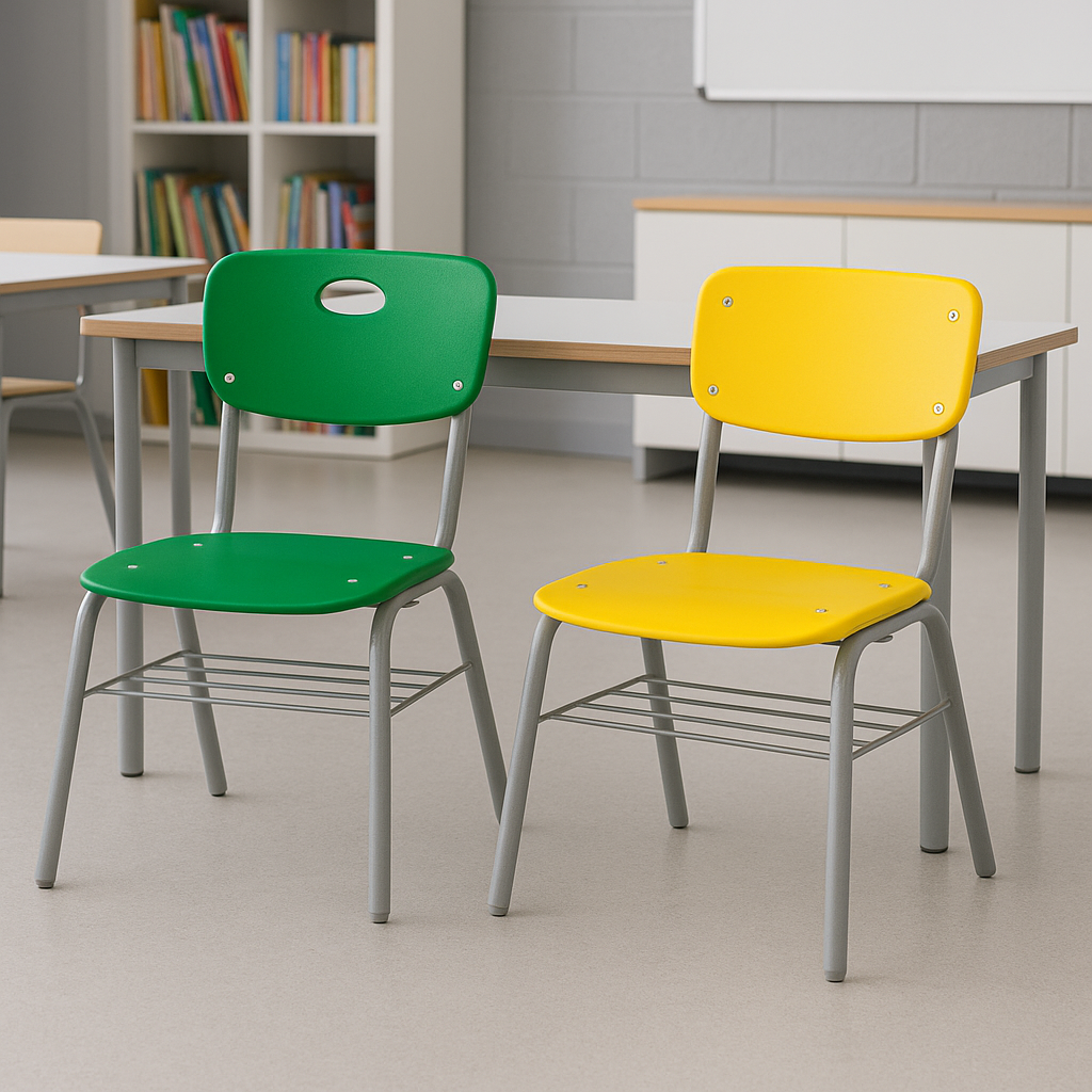 SILLA BINARIA 2 PZS INTERMEDIA POLIPROPILENO