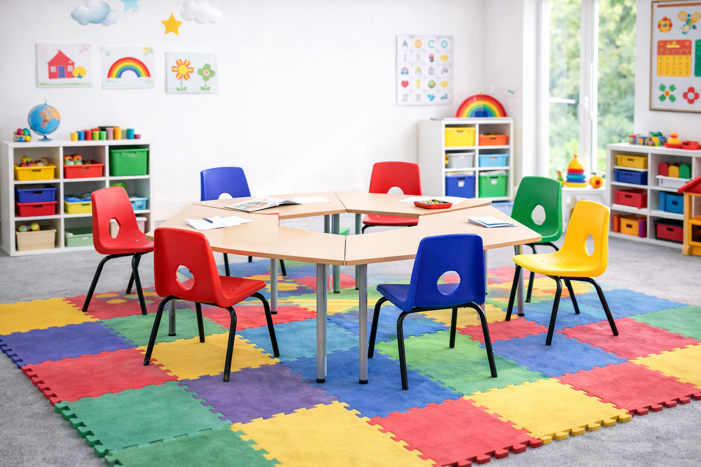 SILLA DE JARDIN DE NIñOS CONCHA POLIPROPILENO