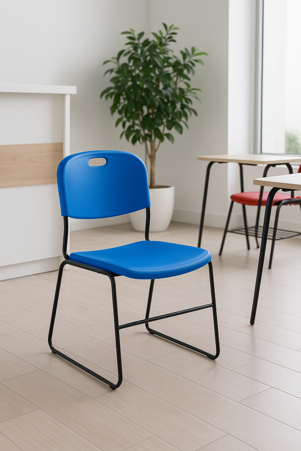 SILLA APILABLE DE ALAMBRON STACK