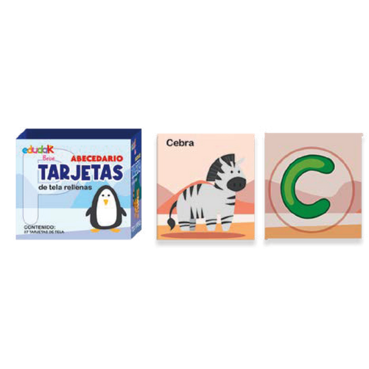 Tarjetas ABC Tela