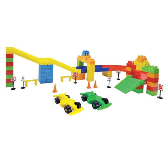 Pista Armable con Carritos