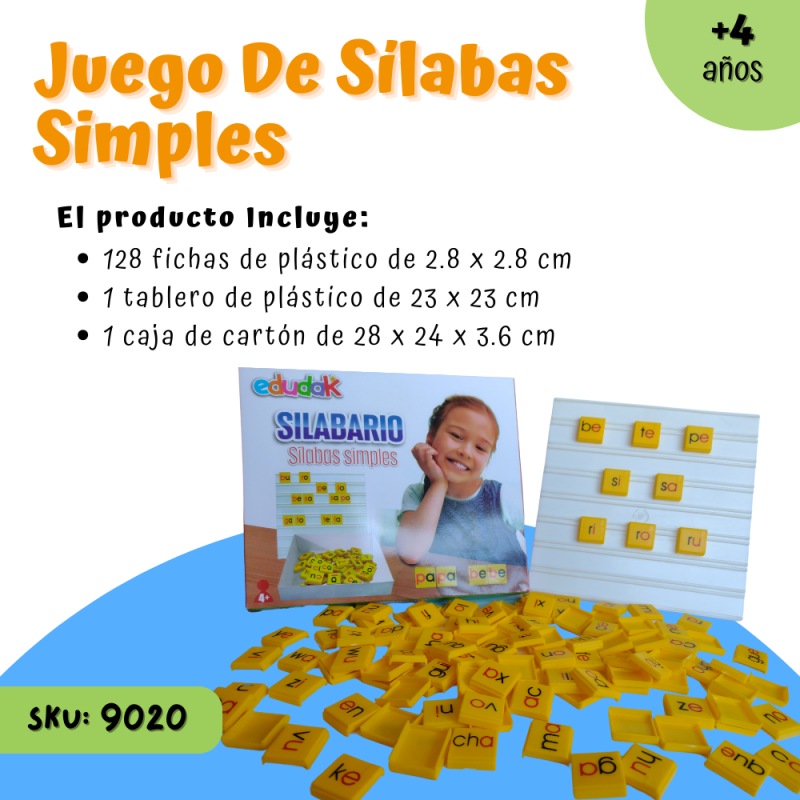 Juego de Sílabas Simples