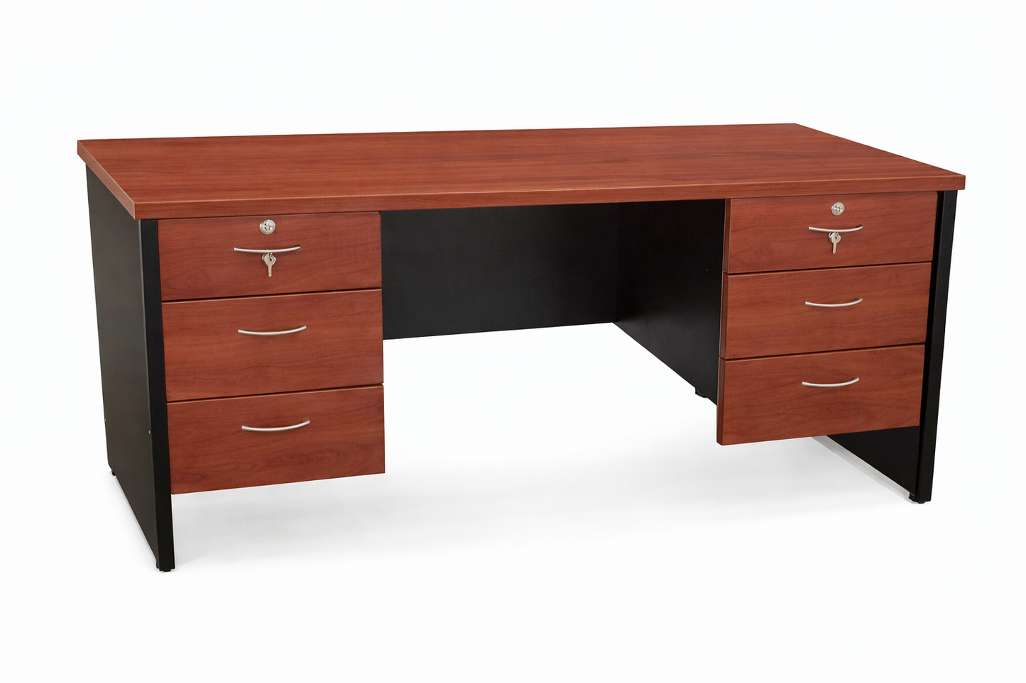 ESCRITORIO SEMIEJECUTIVO 4 CAJONES MELAMINA 150X60X75