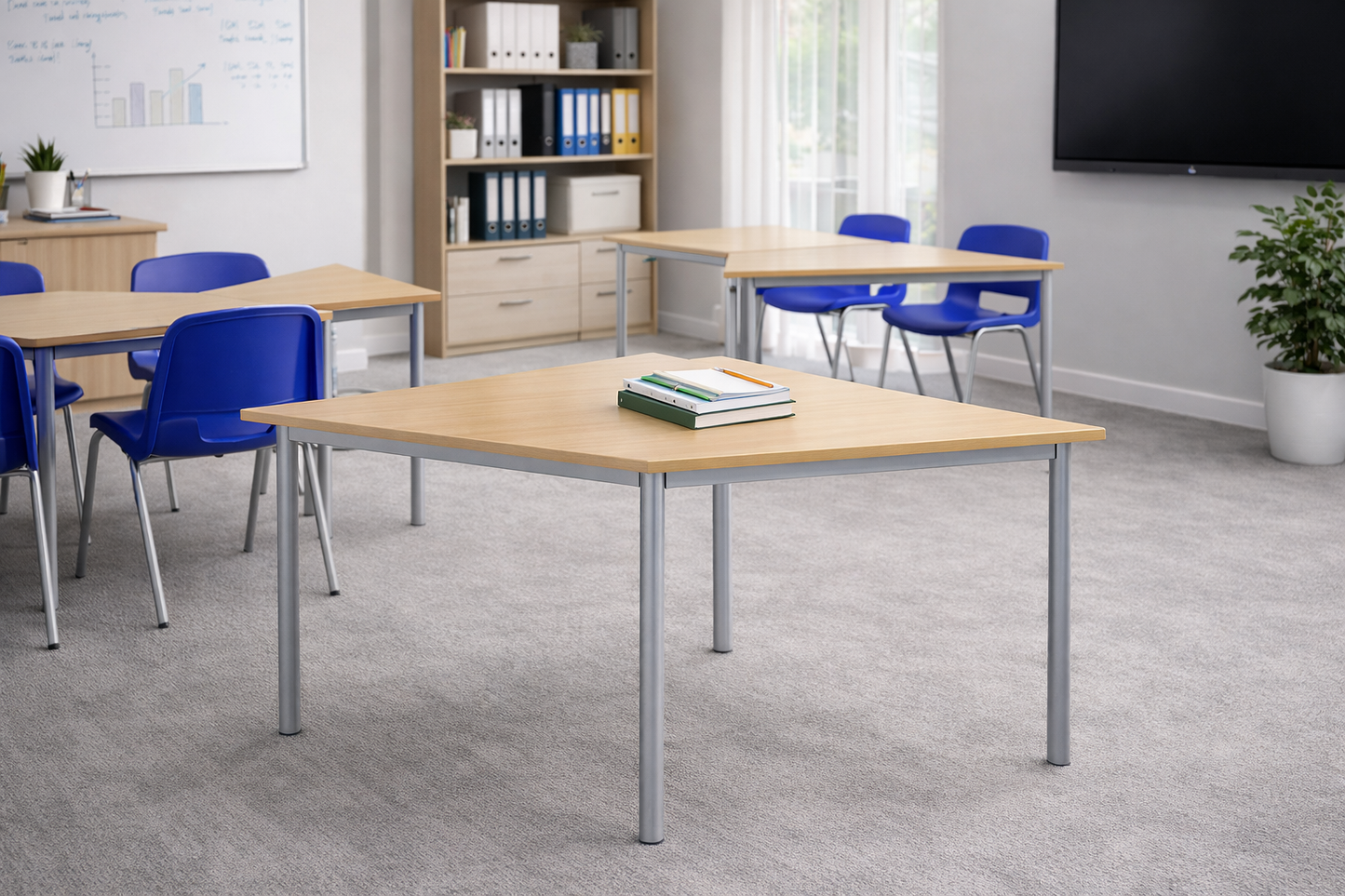 MESA TRAPEZOIDAL FORMAICA PRIMARIA