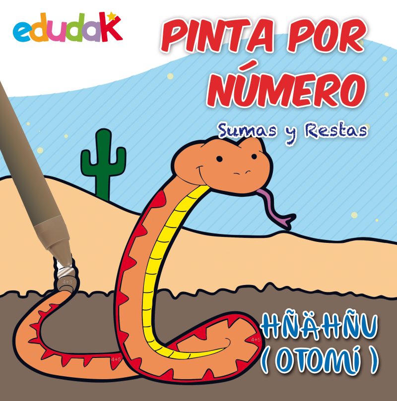 Cuadernos Pinta por Número Sumas – Restas Hñahñu (Otomí)